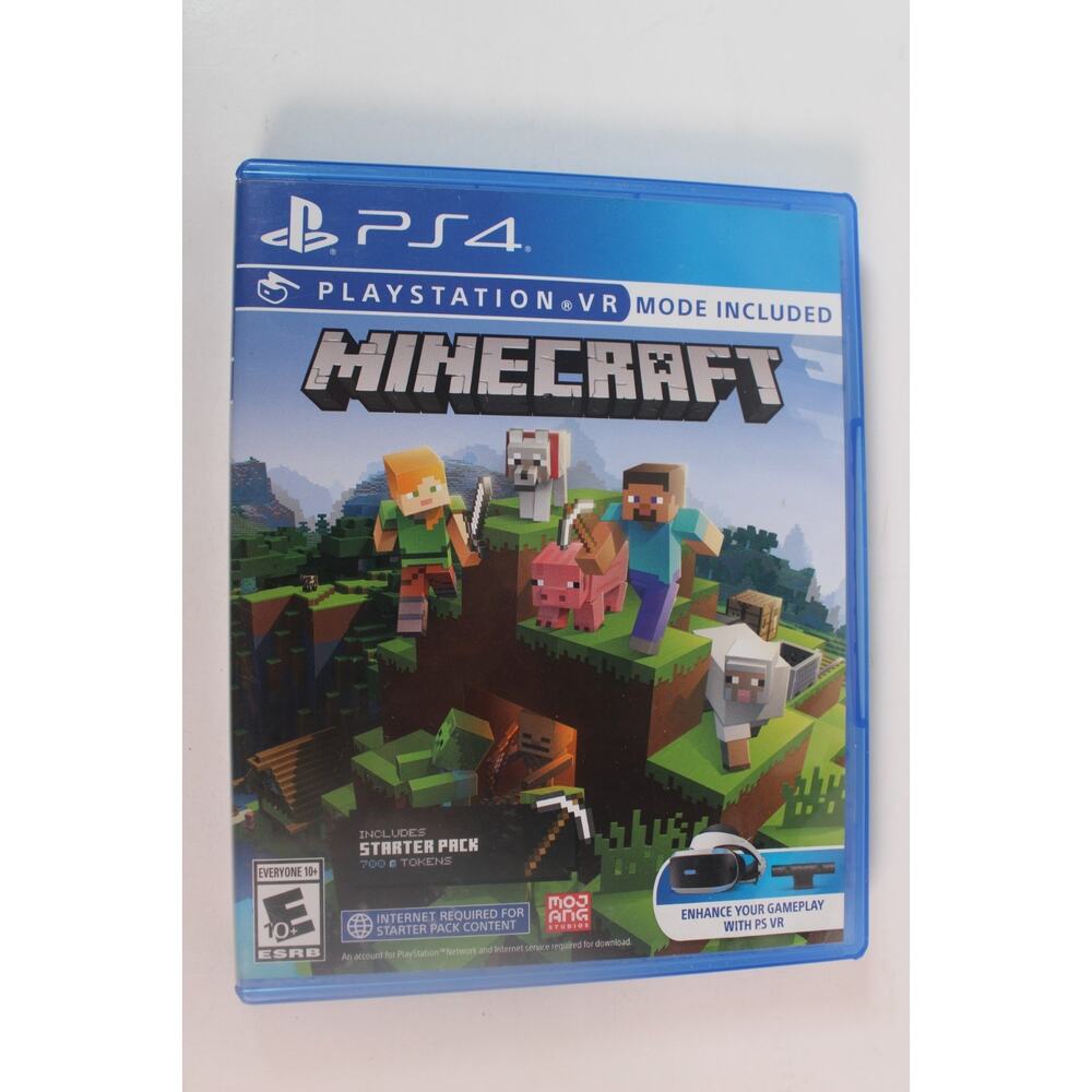 Minecraft PSVR Edition (Sony PlayStation 4 PS4, 2021) Authentic, tested/works